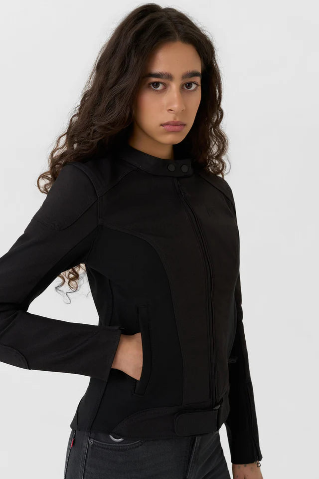 Pando Moto Luna AAA Ladies Jacket - Black - Salt Flats Clothing