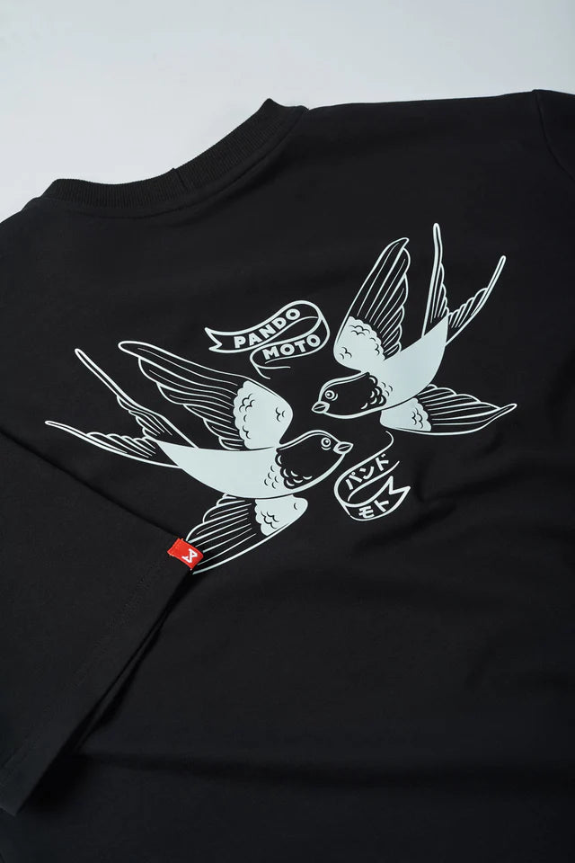 Pando Moto Luke Tokyo Oversized Unisex T'Shirt - Salt Flats Clothing