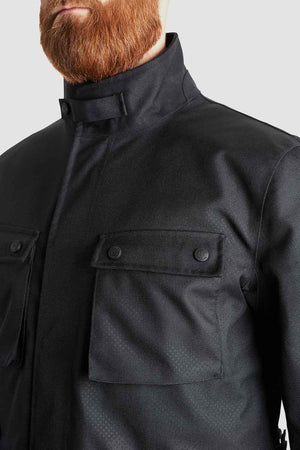 Pando Moto M65 WP Jacket - Black - Salt Flats Clothing