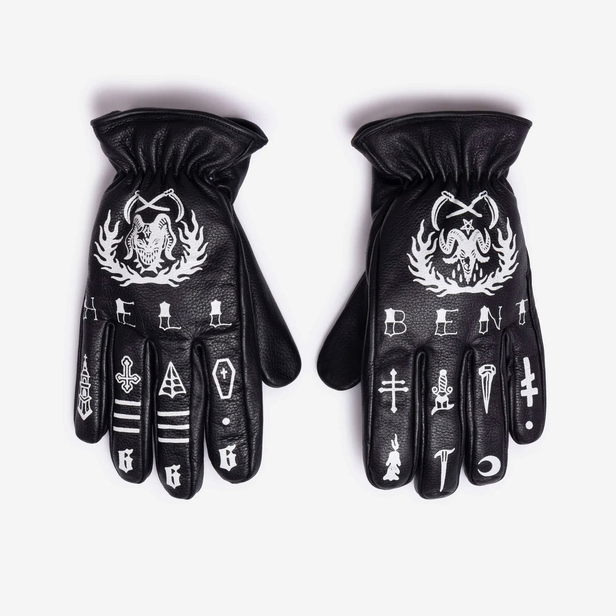MacLeod Motor Co Hell Bent Gloves - Black - Salt Flats Clothing