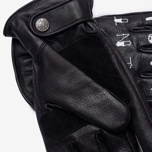 MacLeod Motor Co Hell Bent Gloves - Black - Salt Flats Clothing