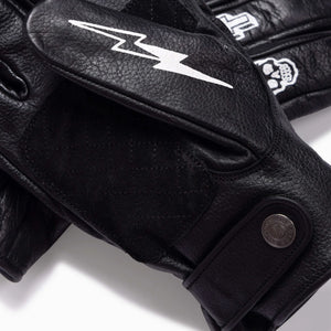 MacLeod Motor Co Memento Mori Gloves - Black - Salt Flats Clothing
