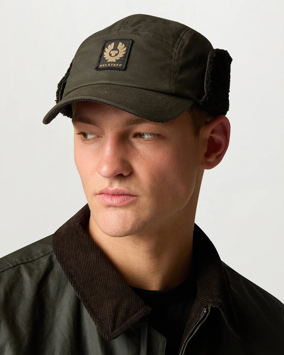 Belstaff Moorby Cap - Faded Olive - Salt Flats Clothing