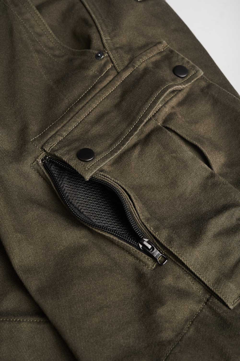 Pando Moto Mark AAA Men's Jean - Olive - Salt Flats Clothing