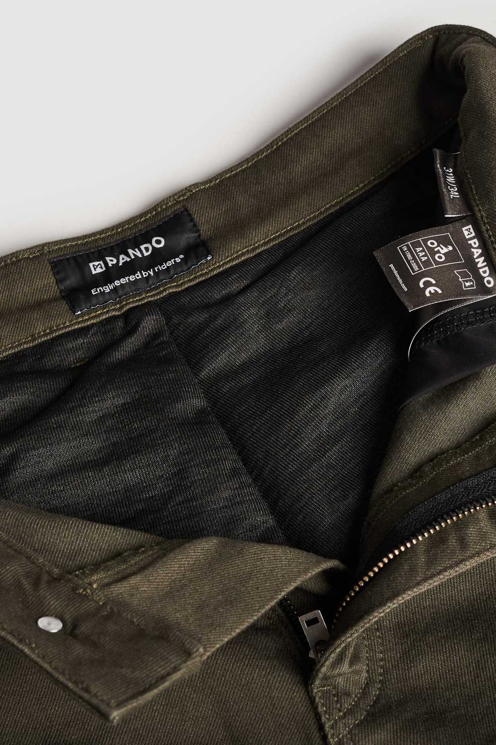 Pando Moto Mark AAA Men's Jean - Olive - Salt Flats Clothing