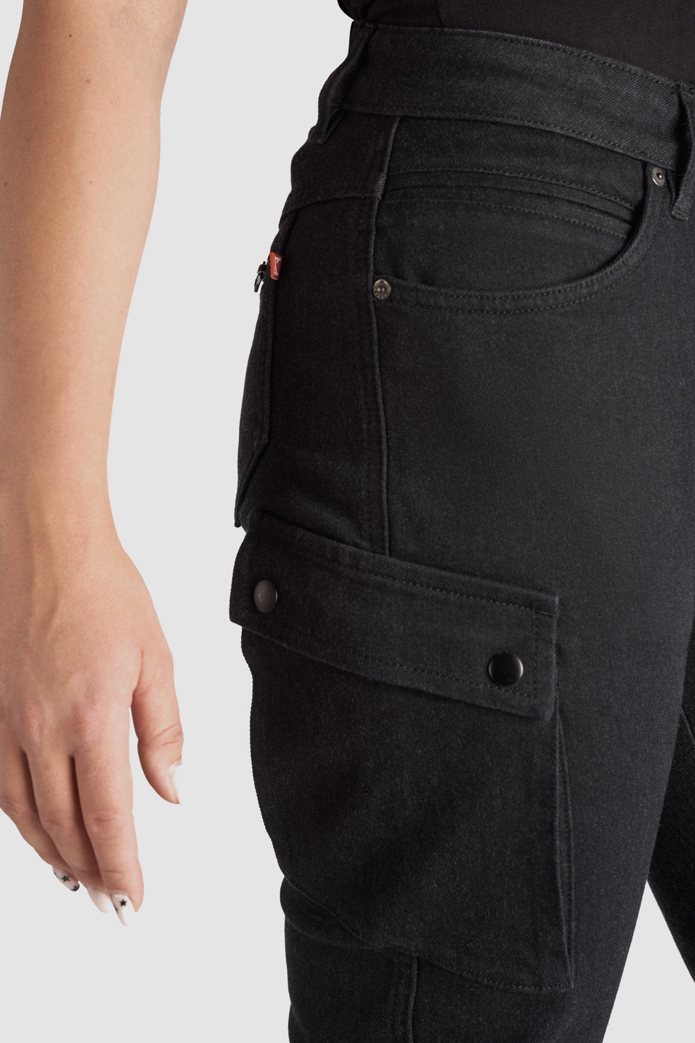 Pando Moto Mila Ladies Cargo - Black - Salt Flats Clothing