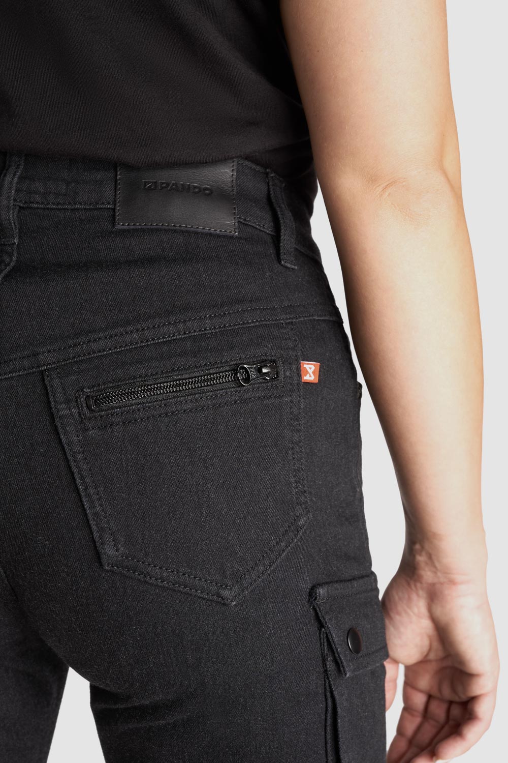 Pando Moto Mila Ladies Cargo - Black - Salt Flats Clothing