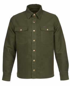 Pike Brothers CPO Moleskin Moss - Salt Flats Clothing