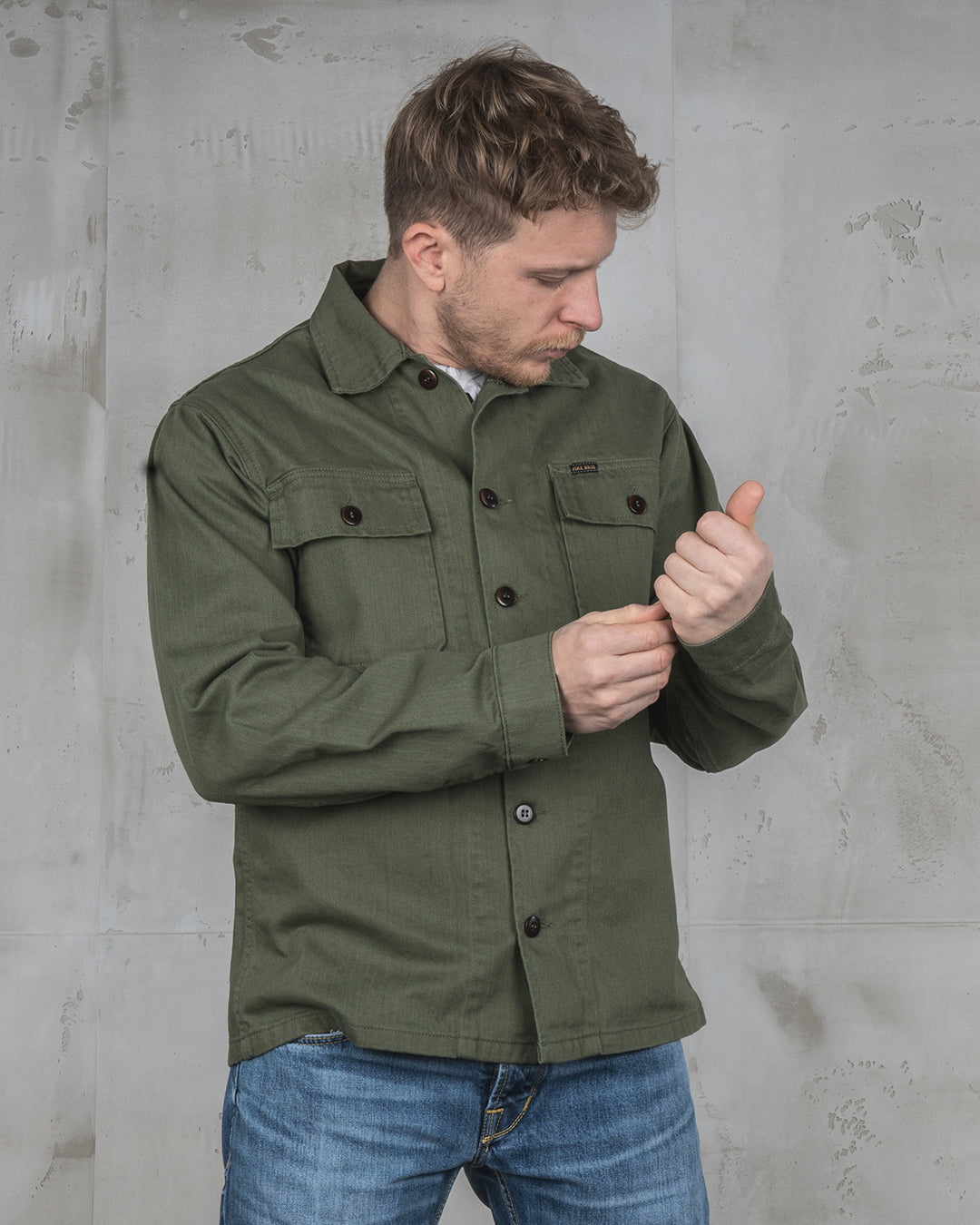 Pike Brothers 1962 OG-107 Shirt - Olive - Salt Flats Clothing