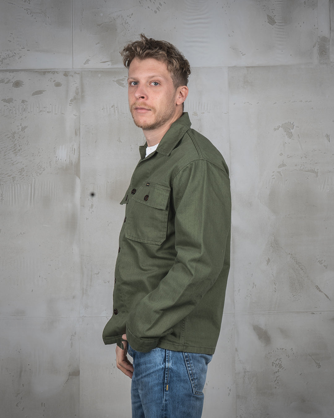 Pike Brothers 1962 OG-107 Shirt - Olive - Salt Flats Clothing