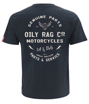 Oily Rag Black Label Parts and Services T'Shirt - Salt Flats Clothing