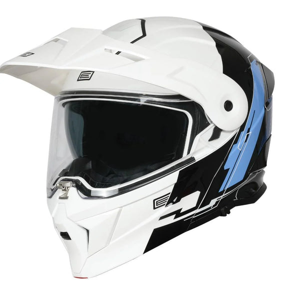 cyborg motorcycle helmet Origine Adventure 22.06 Full Face Flip Helmet - Cyborg Red White Black