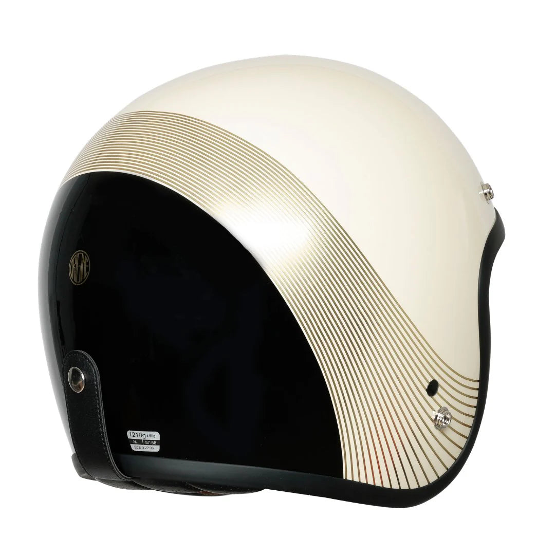 Origine Primo 22.06 Open Face Helmet - Sharp Gloss Gold - Salt Flats Clothing