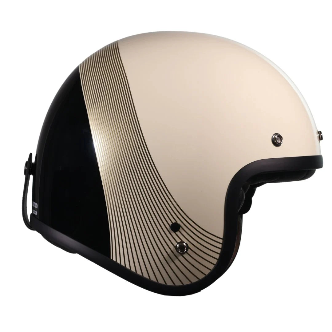 Origine Primo 22.06 Open Face Helmet - Sharp Gloss Gold - Salt Flats Clothing