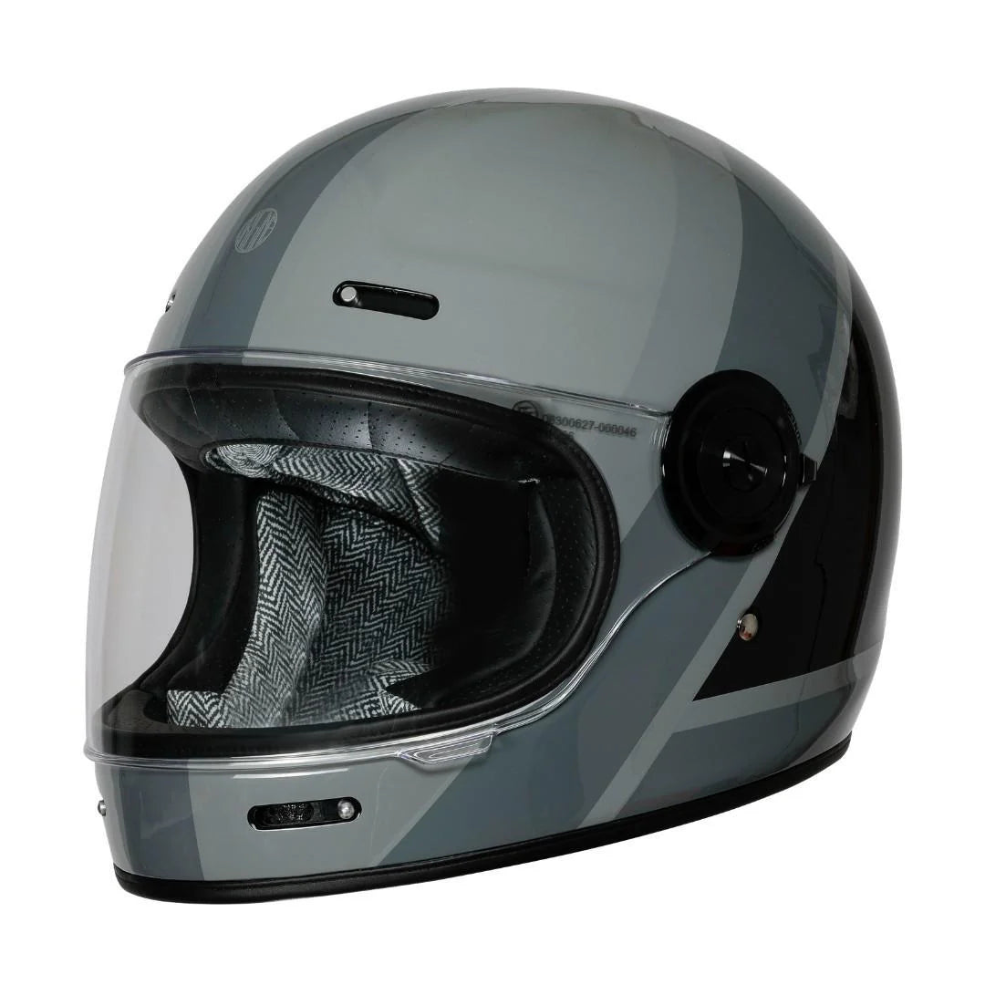 Origine Vega 22.06 Full Face Helmet - Strong Gloss Grey - Salt Flats Clothing