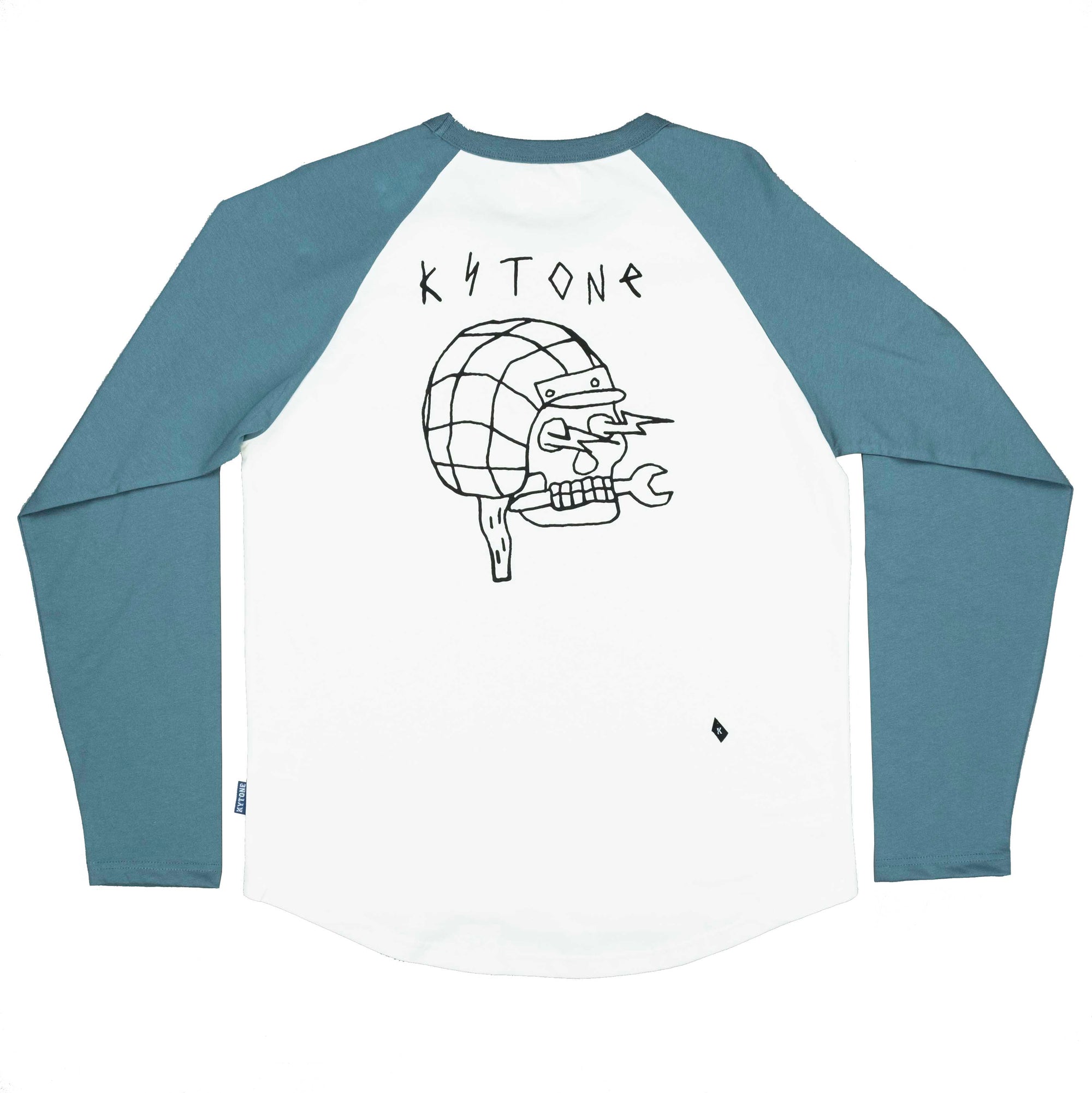 Kytone Outline Blue LS T'Shirt - Salt Flats Clothing