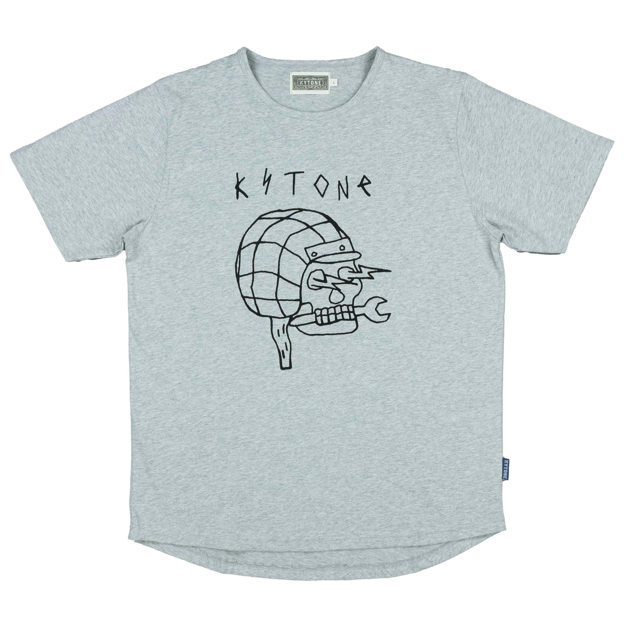 Kytone Outline Grey T'Shirt - Salt Flats Clothing