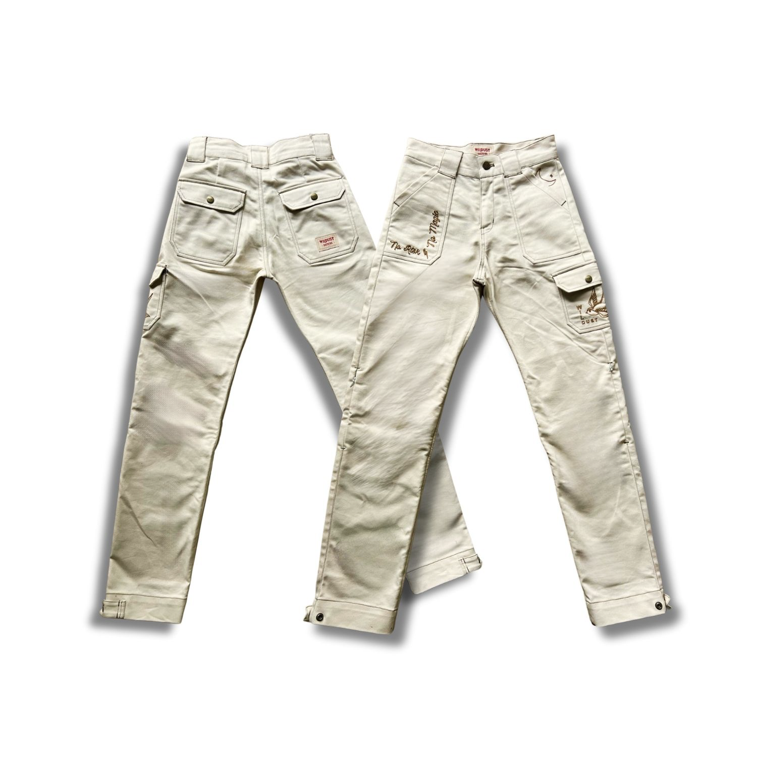 Wildust Sisters  Overland Ladies Cargo Trousers - Ivory - Salt Flats Clothing