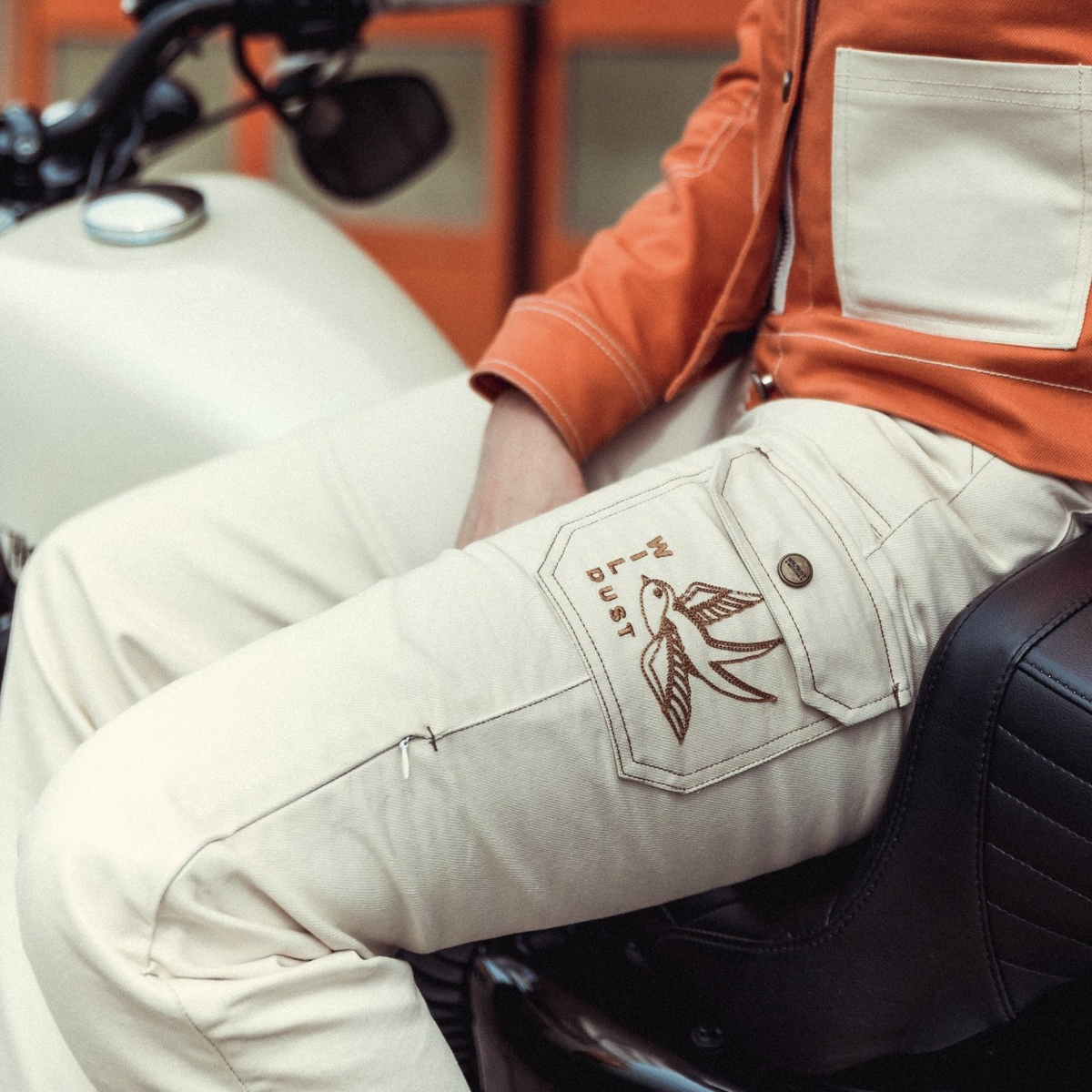 Wildust Sisters  Overland Ladies Cargo Trousers - Ivory - Salt Flats Clothing