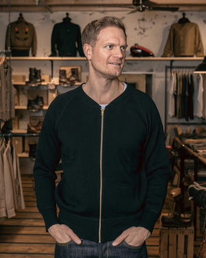 Pike Brothers 1943 C2 Sweater - Black - Salt Flats Clothing