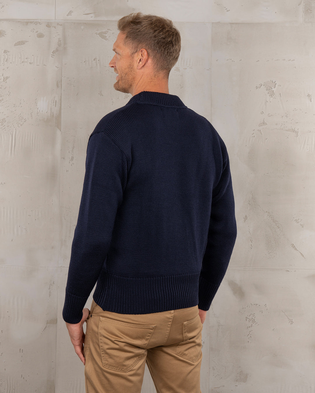 Pike Brothers 1941 USN Seaman Sweater Navy - Salt Flats Clothing