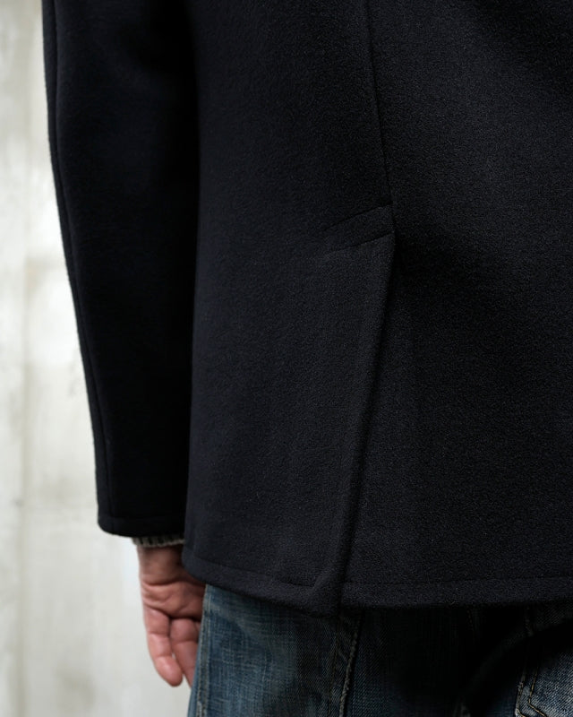 Pike Brothers 1938 Wool Pea Coat - Black - Salt Flats Clothing