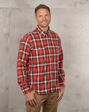 Pike Brothers 1937 Roamer Shirt - Red Flannel - Salt Flats Clothing