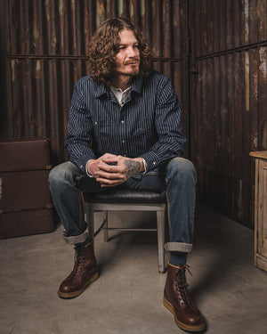 Pike Brothers 1937 Roamer Shirt - Blue Wabash Denim - Salt Flats Clothing