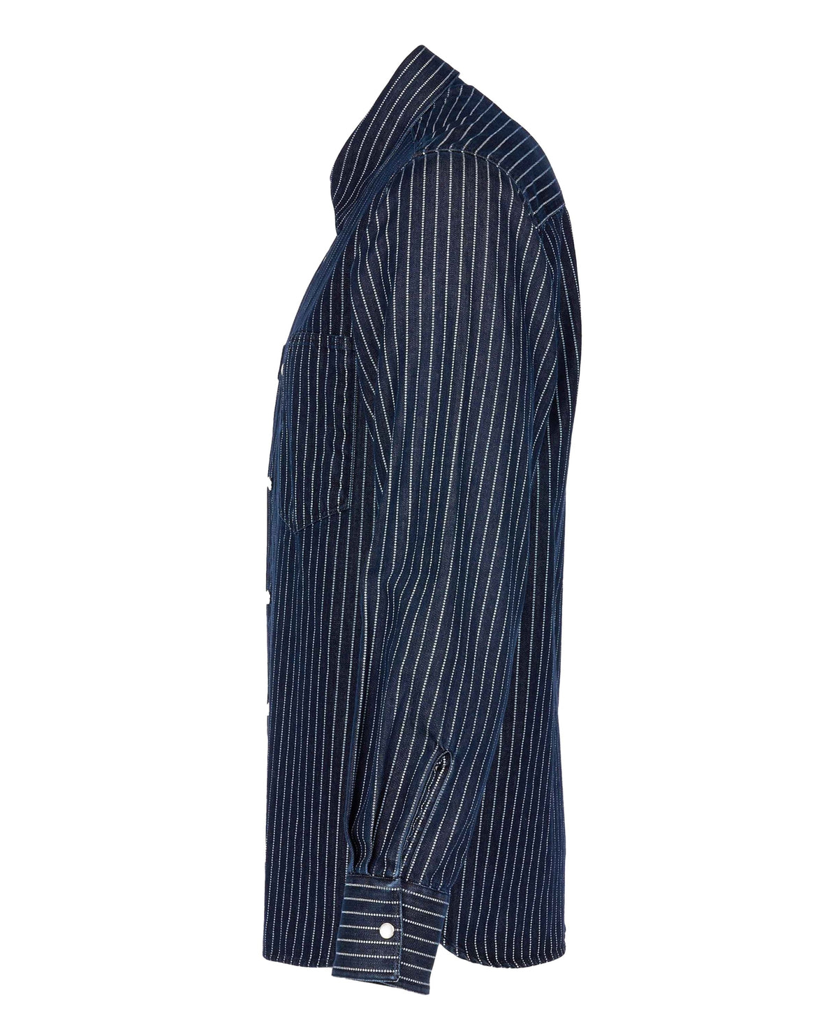 Pike Brothers 1937 Roamer Shirt - Blue Wabash Denim - Salt Flats Clothing