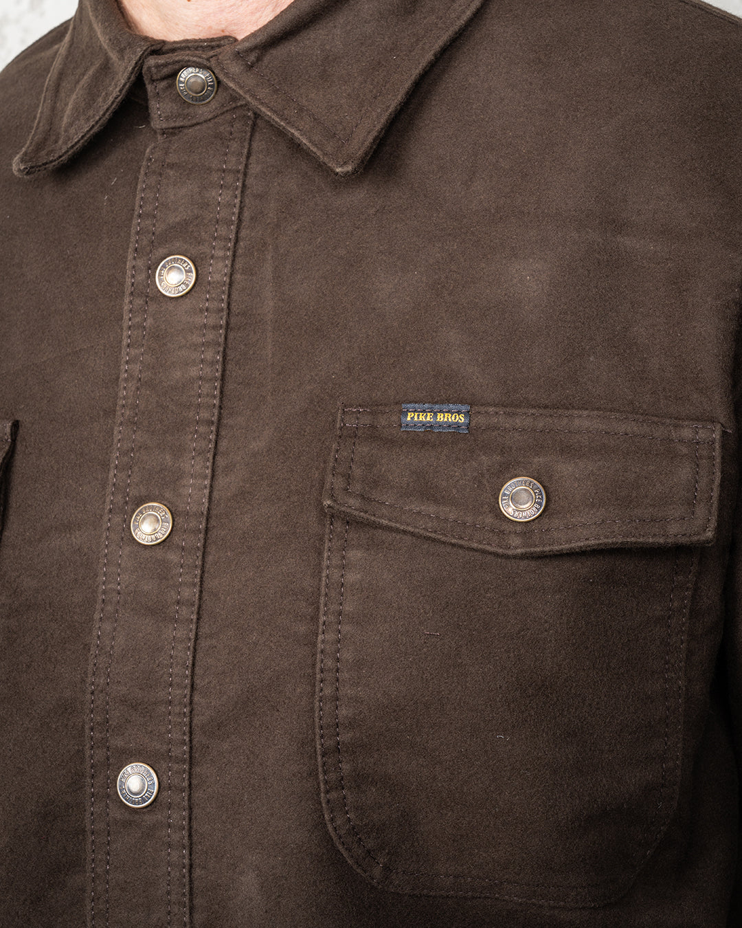 Pike Brothers CPO Moleskin Shirt - Soil Brown - Salt Flats Clothing