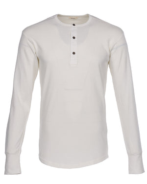 Pike Brothers 1927 Henley Shirt - Ecru - Salt Flats Clothing