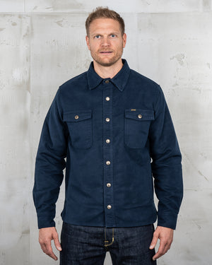 Pike Brothers CPO Moleskin Navy - Salt Flats Clothing