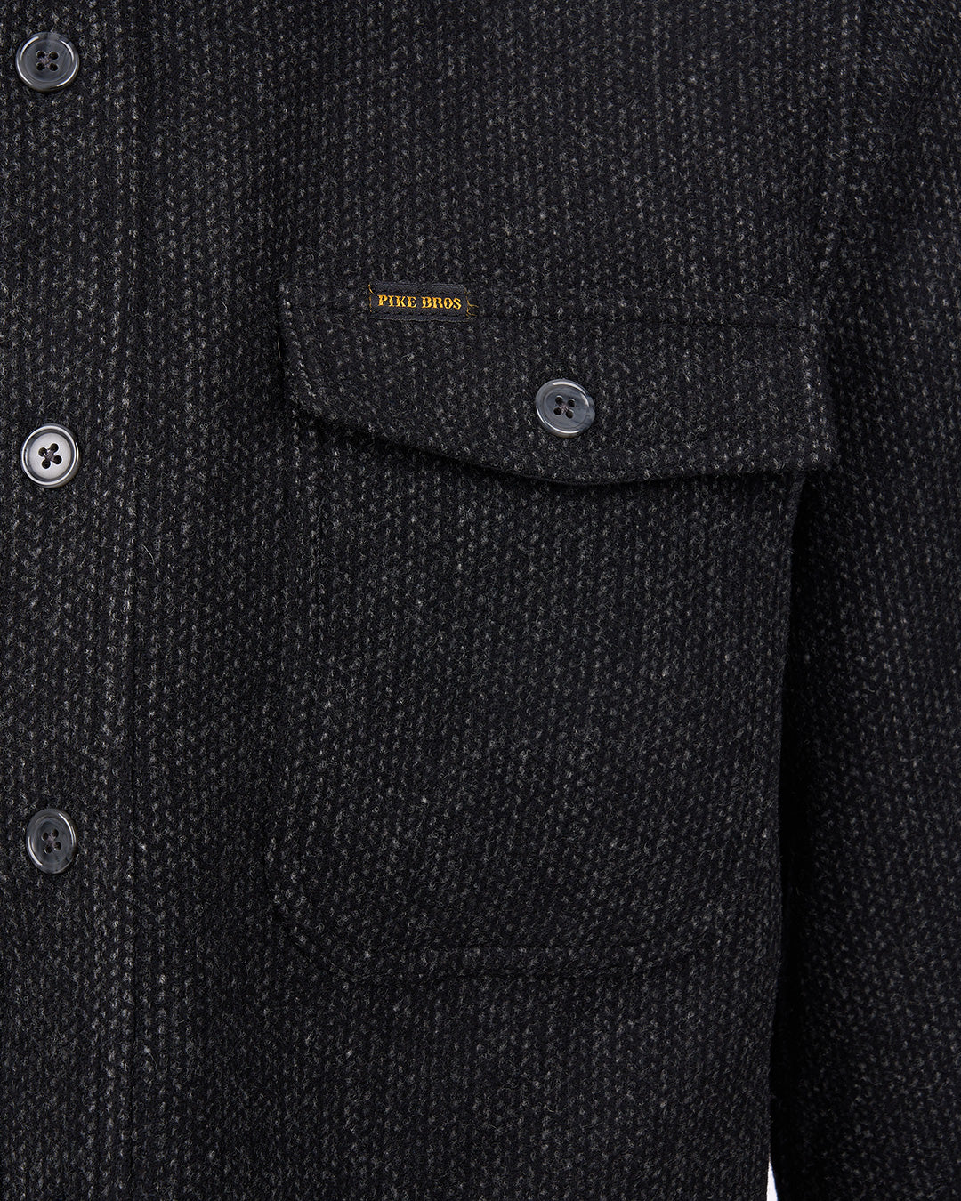 Pike Brothers 1943 CPO Wool Shirt - Atlanta Grey - Salt Flats Clothing