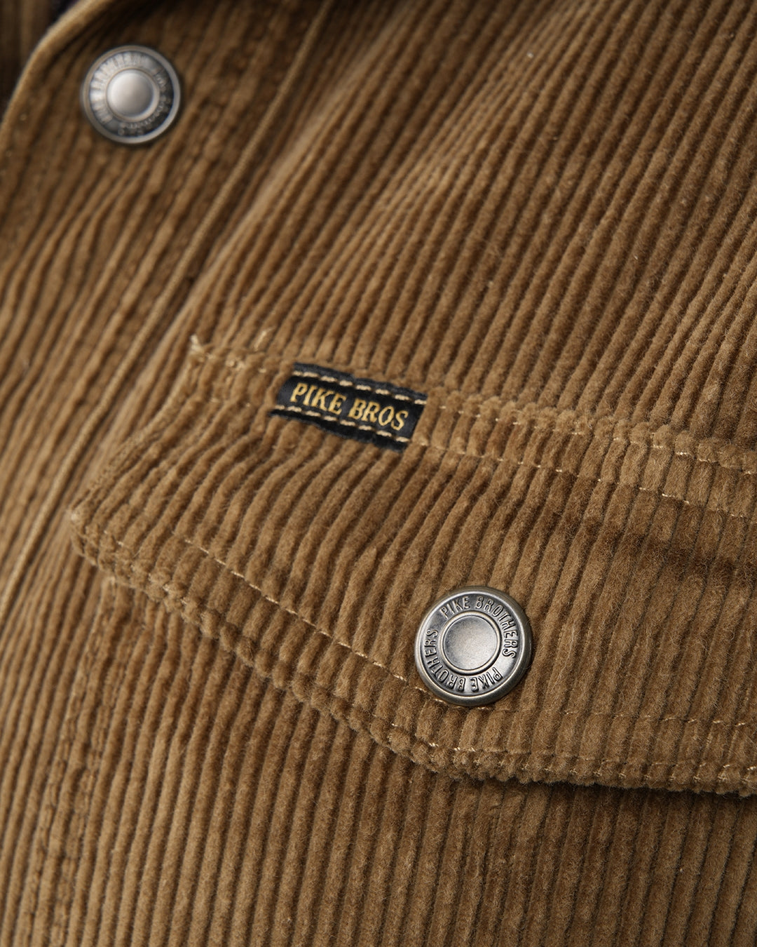 Pike Brothers 1943 CPO Cord Shirt - Light Brass - Salt Flats Clothing