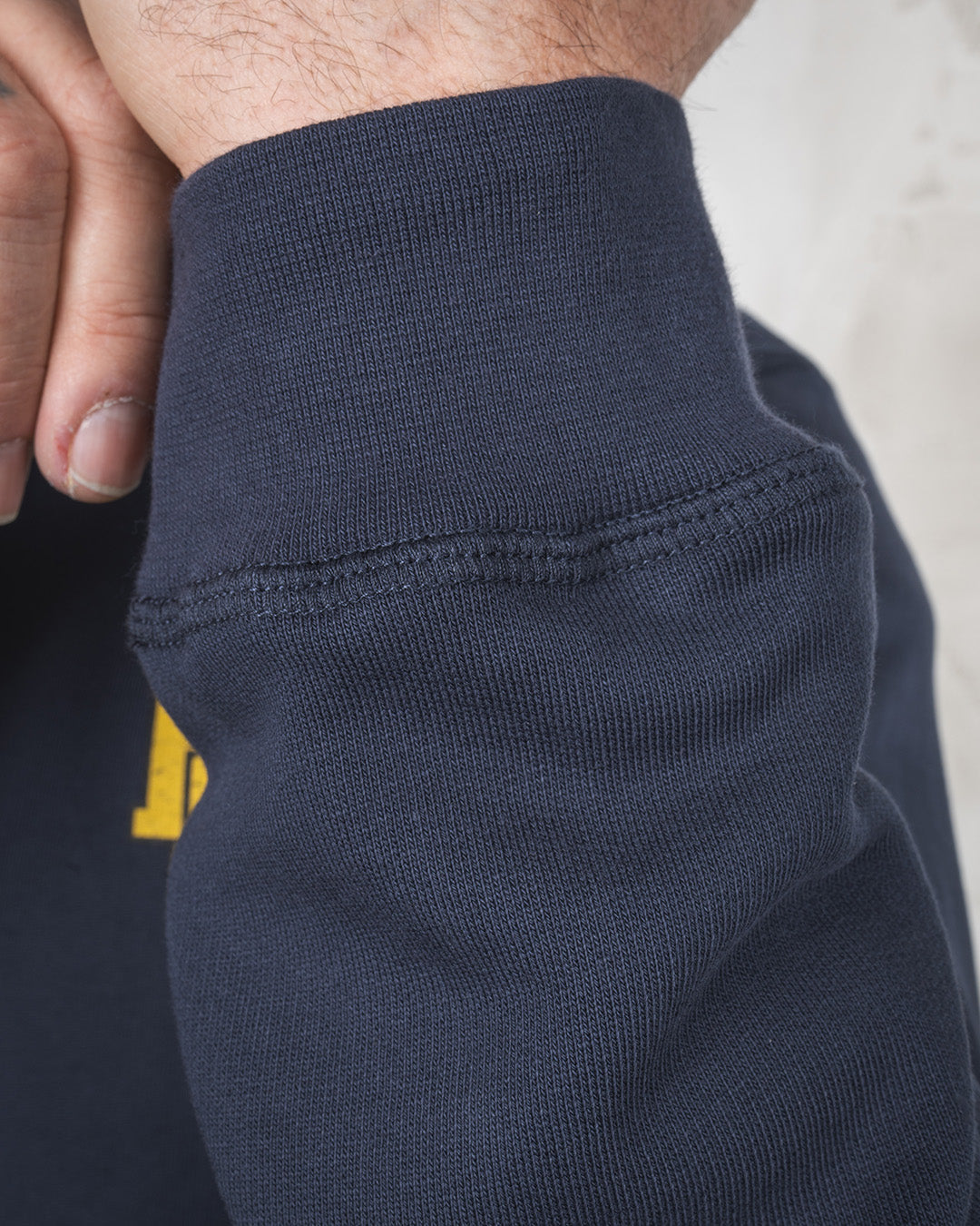 Pike Brothers 1945 Logo Sweater - Navy - Salt Flats Clothing