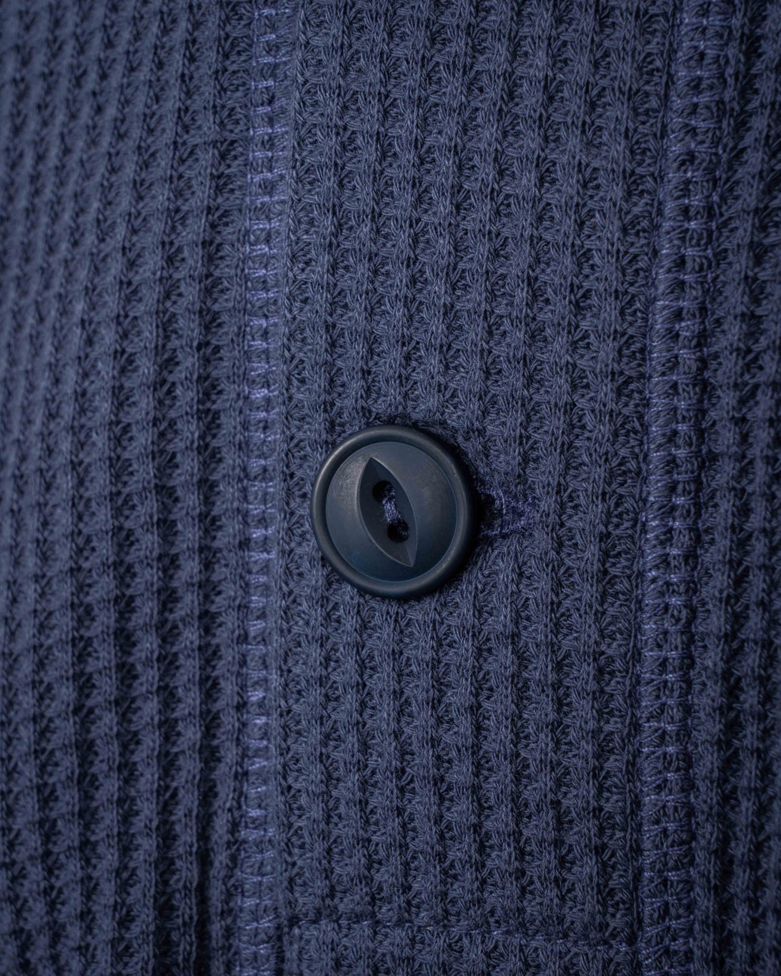 Pike Brothers 1936 Waffle Long Sleave Top - Shadow Blue - Salt Flats Clothing
