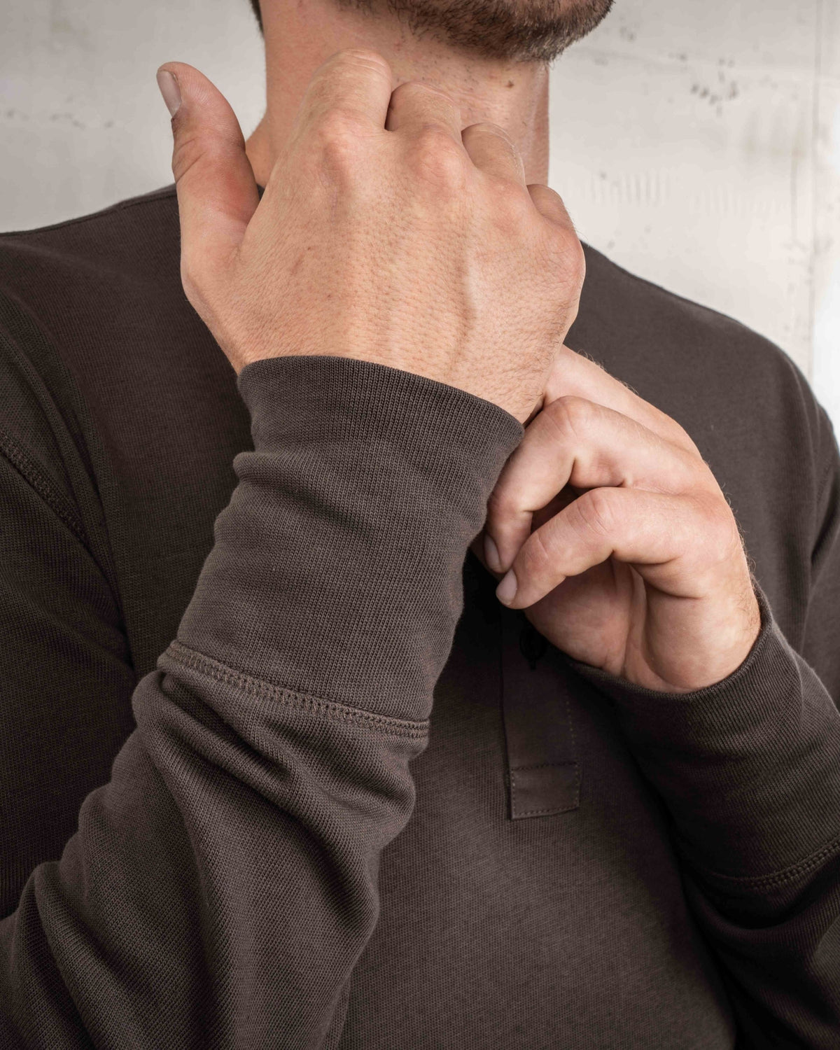 Pike Brothers 1954 Utility Long Sleeve T'Shirt - Coffee - Salt Flats Clothing