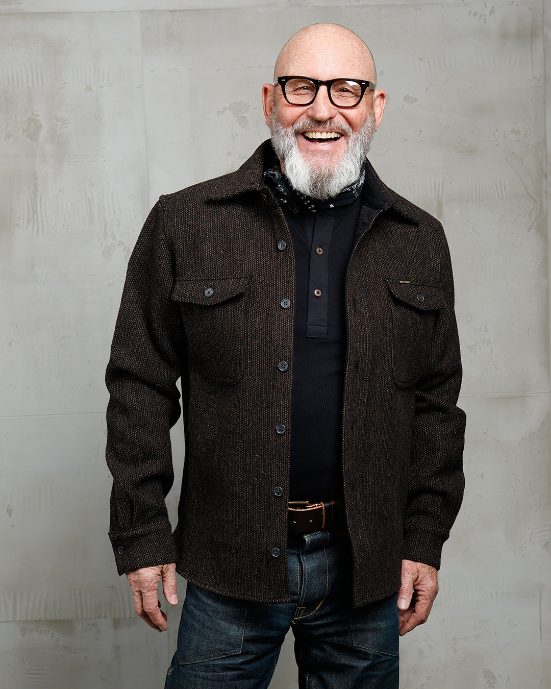 Pike Brothers 1943 CPO Wool Shirt - Atlanta Brown - Salt Flats Clothing 