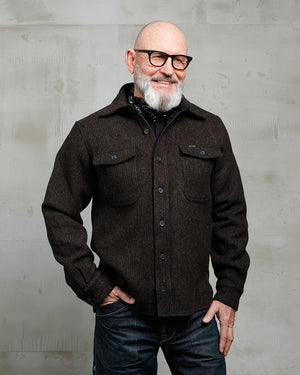 Pike Brothers 1943 CPO Wool Shirt - Atlanta Brown - Salt Flats Clothing 