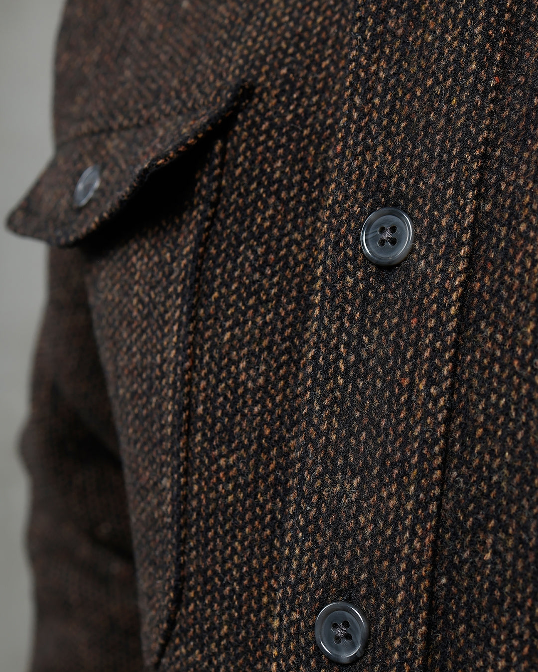 Pike Brothers 1943 CPO Wool Shirt - Atlanta Brown - Salt Flats Clothing 