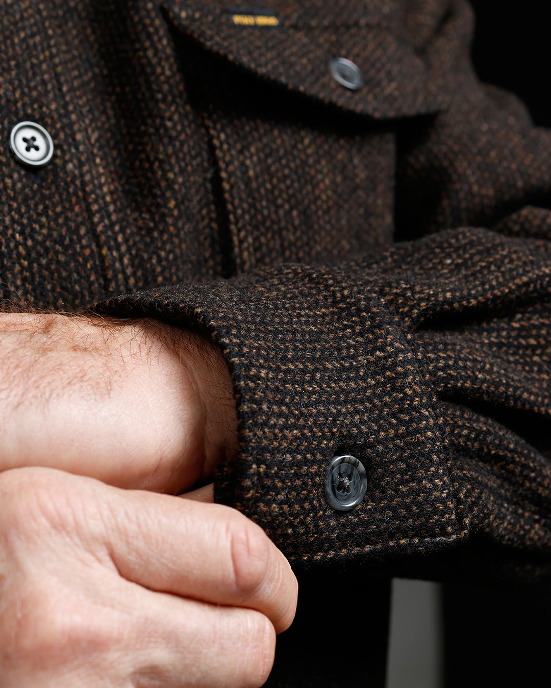 Pike Brothers 1943 CPO Wool Shirt - Atlanta Brown - Salt Flats Clothing 