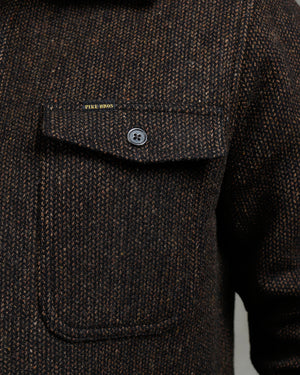 Pike Brothers 1943 CPO Wool Shirt - Atlanta Brown - Salt Flats Clothing 