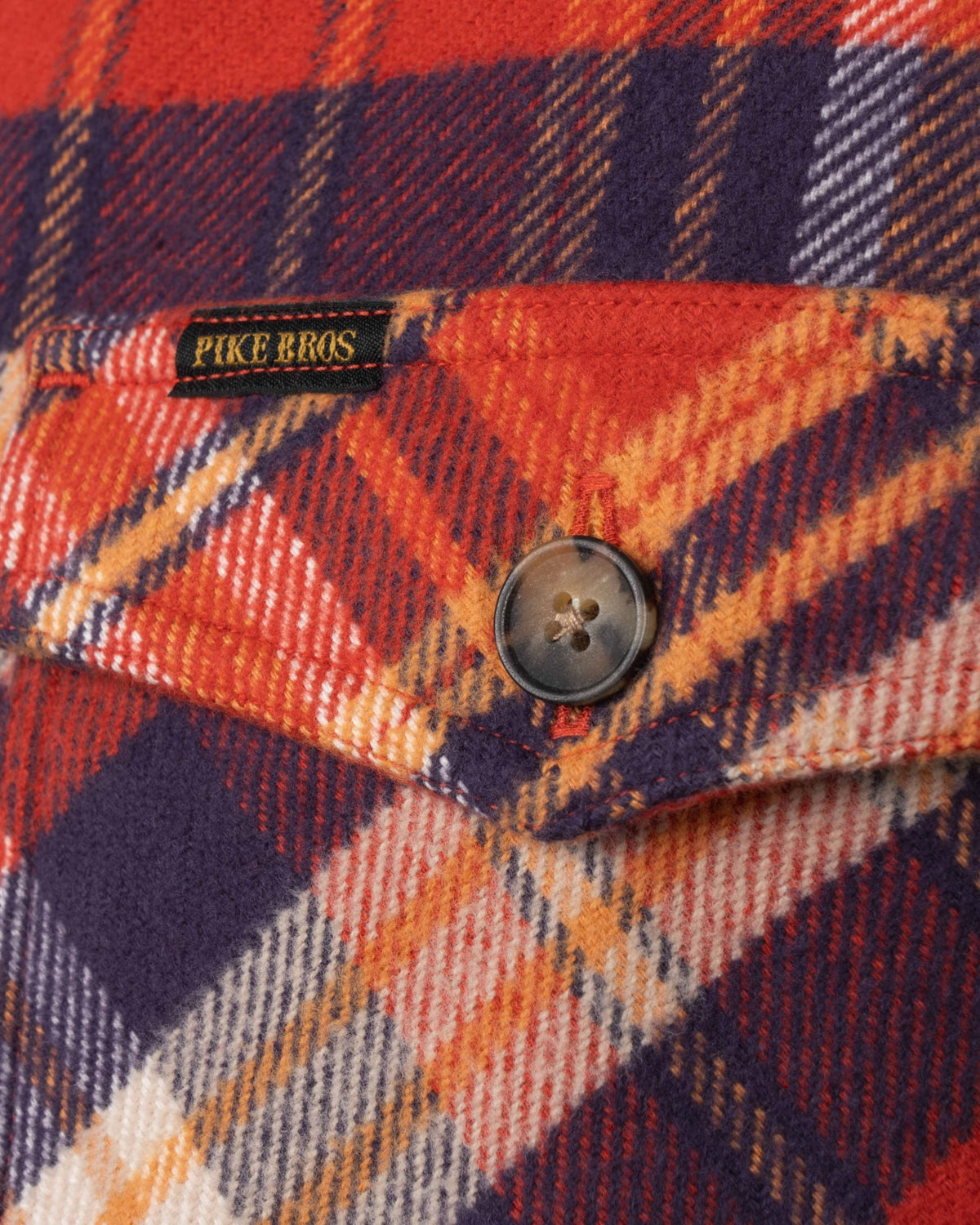 Pike Brothers 1943 CPO Barrow Shirt - Red - Salt Flats Clothing