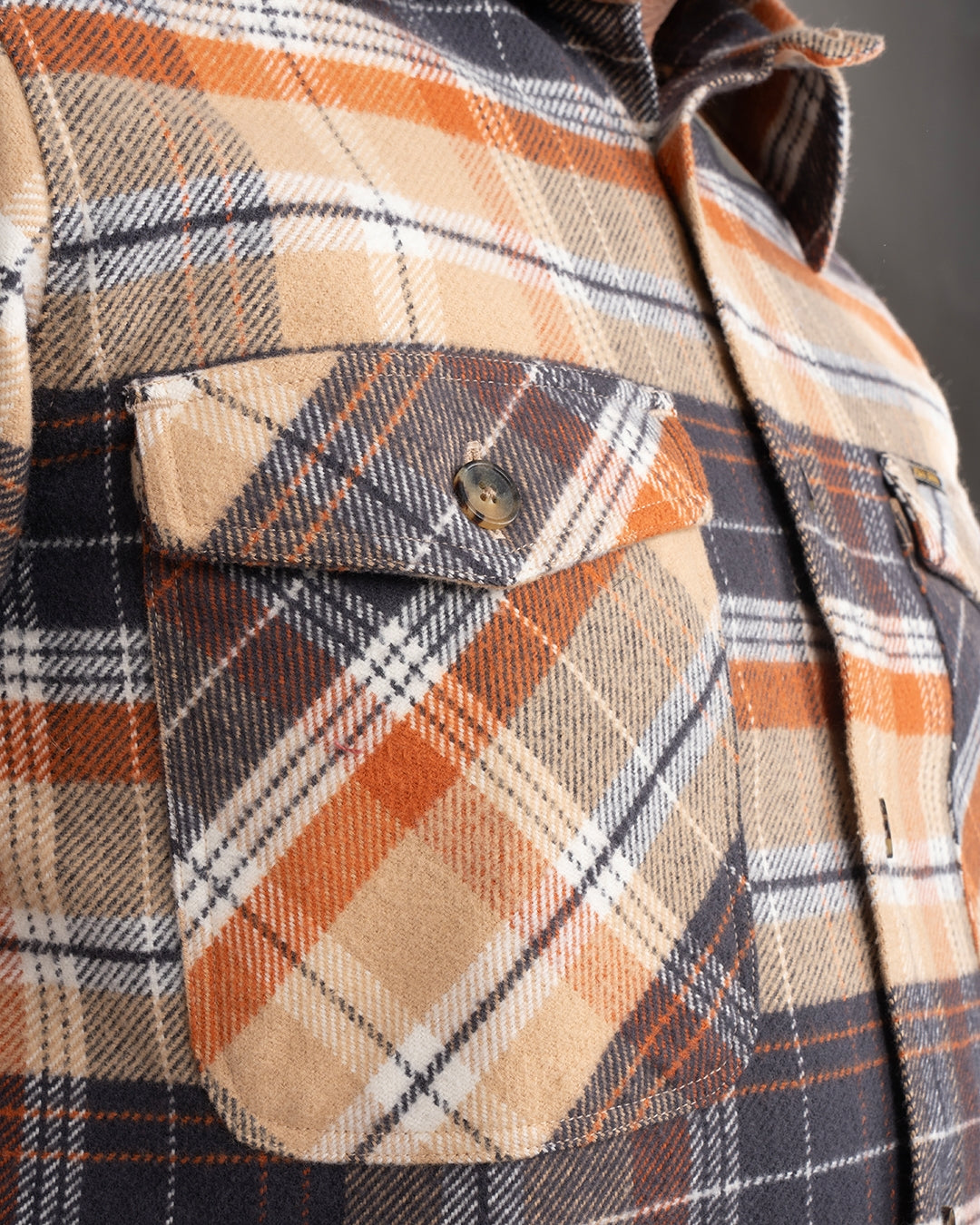 Pike Brothers 1943 CPO Barrow Shirt - Orange - Salt Flats Clothing