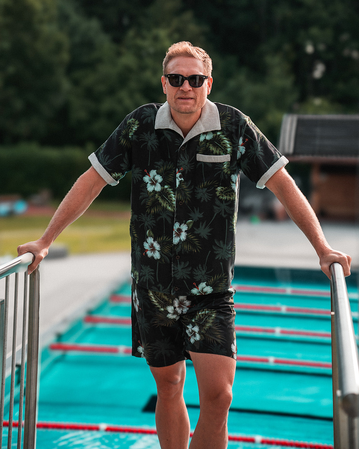 Pike Brothers 1961 Cabana Shirt - Entrega Black - Salt Flats Clothing