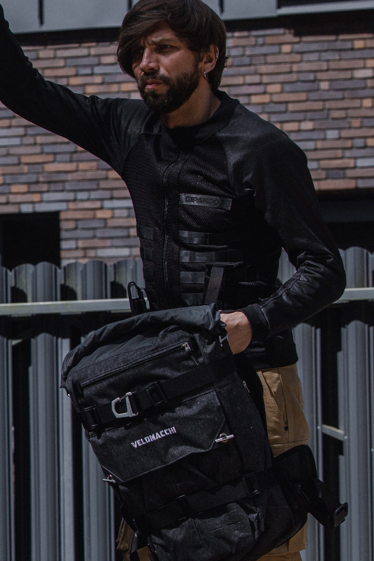 Pando Moto Commando UH Men's  Protetive Under Shirt - Black - Salt Flats Clothing