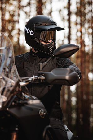 Pando Moto Goggles - Dark Tint + Clear - Salt Flats Clothing