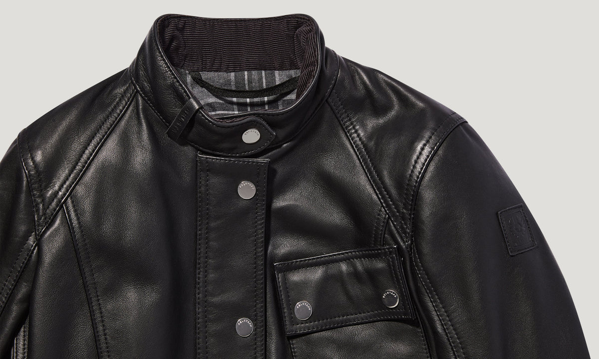 Belstaff Penrith Ladies Leather Jacket - Black - Salt Flats Clothing