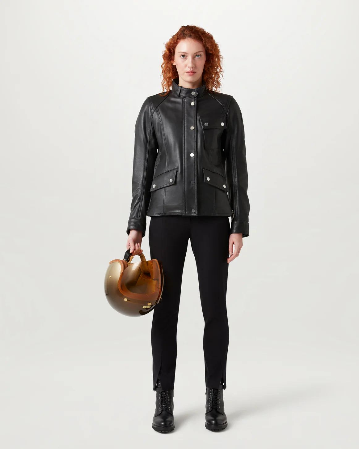 Belstaff Penrith Ladies Leather Jacket - Black - Salt Flats Clothing