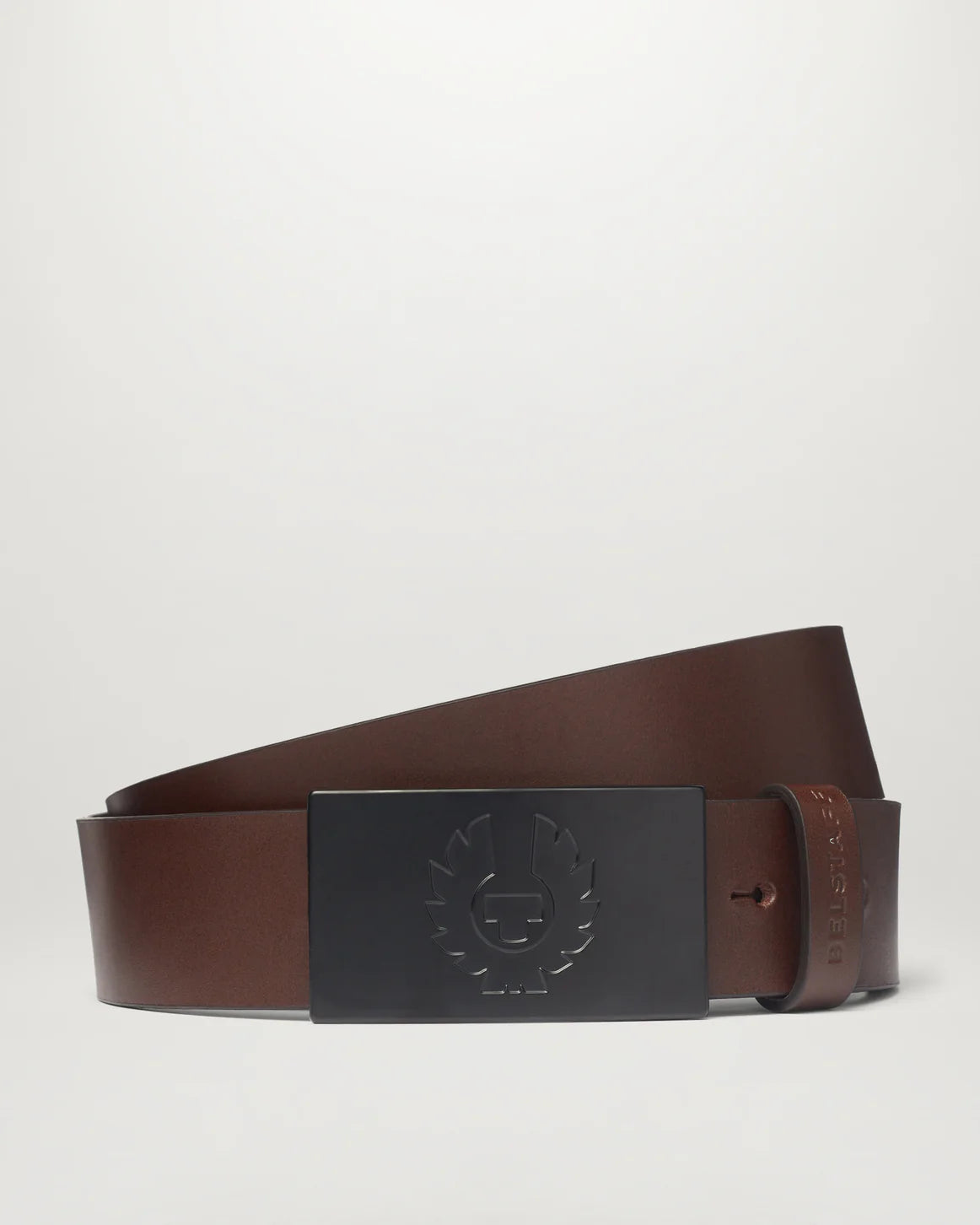 Belstaff Phoenix Buckle Belt - Ebony/Brown - Salt Flats Clothing